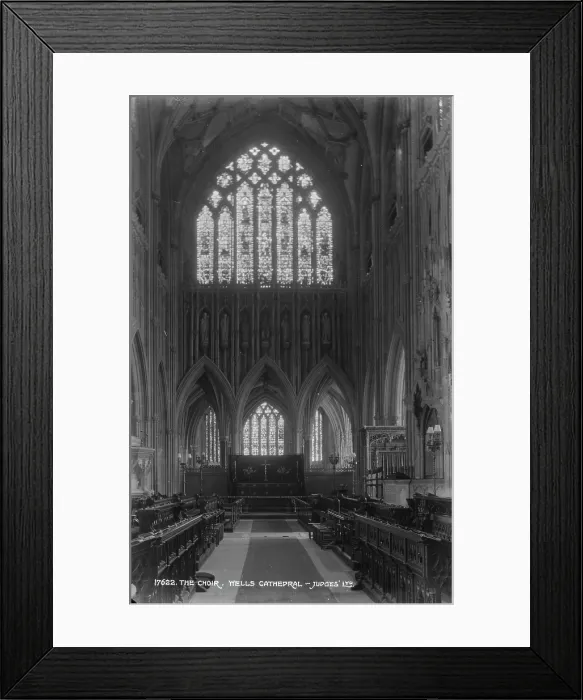 Framed Print : The Choir of Wells Cathedral Framed Print : The Choir of Wells Cathedral