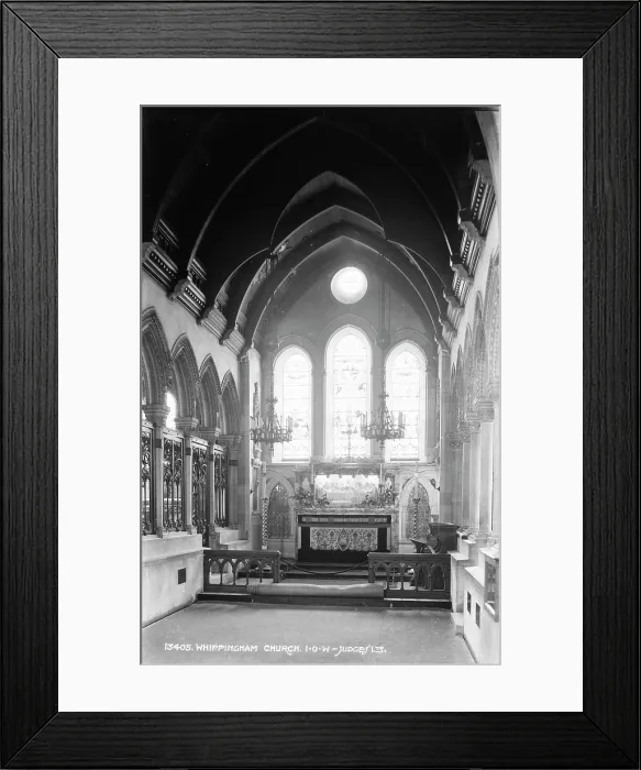 Framed Print : Interior of Whippingham Church Framed Print : Interior of Whippingham Church