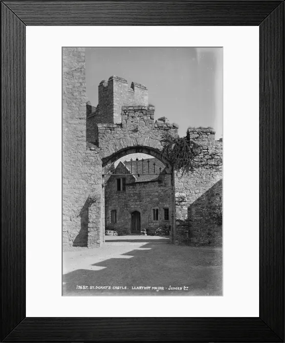 Framed Print : St. Donat's Castle Framed Print : St. Donat's Castle