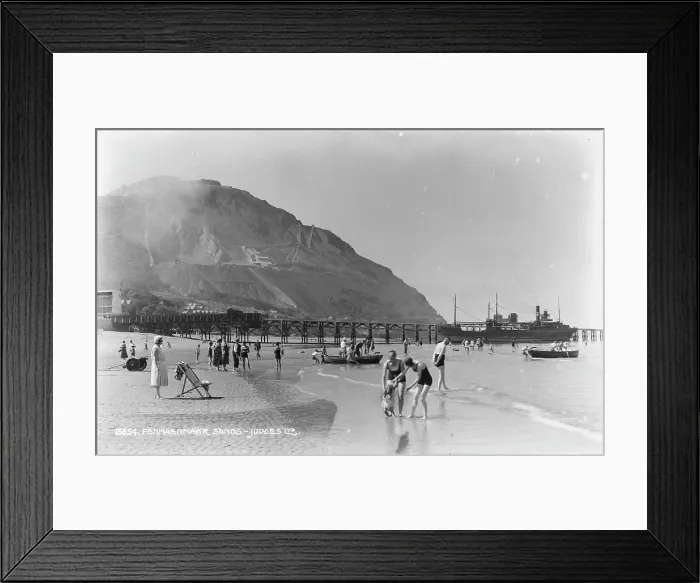 Framed Print : A Day at Penmaenmawr Sands