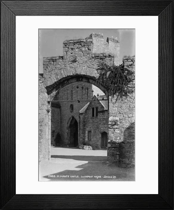 Framed Print : St. Donat's Castle Entrance Framed Print : St. Donat's Castle Entrance