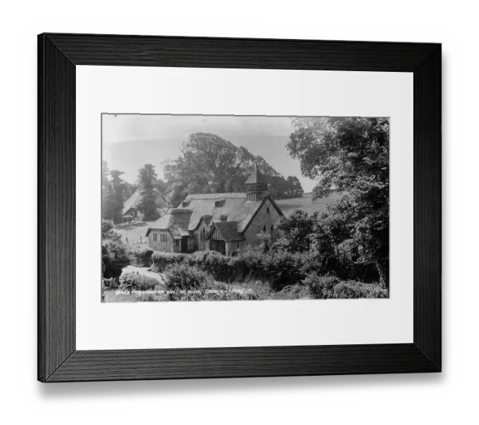 Framed Print : St. Agnes Church at Freshwater Bay Framed Print : St. Agnes Church at Freshwater Bay