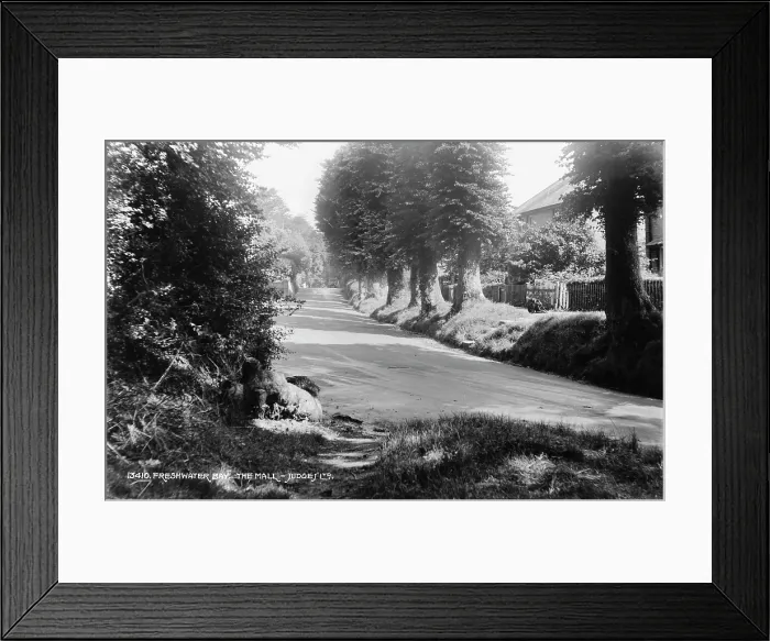Framed Print : A Quiet Street in Freshwater Bay Framed Print : A Quiet Street in Freshwater Bay