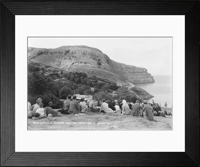 Framed Print : Llandudno, St. Orme's Head and Happy Valley Framed Print : Llandudno, St. Orme's Head and Happy Valley