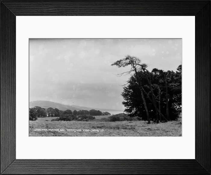 Framed Print : Tennyson's View at Freshwater Bay Framed Print : Tennyson's View at Freshwater Bay