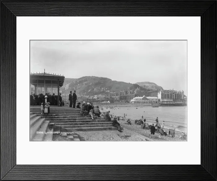 Framed Print : Llandudno Beach Scene Framed Print : Llandudno Beach Scene
