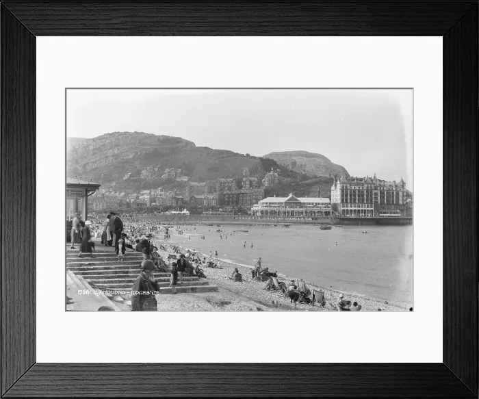 Framed Print : Llandudno Beach Scene Framed Print : Llandudno Beach Scene