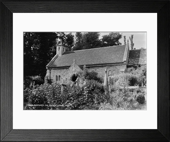 Framed Print : Bonchurch Old Church Framed Print : Bonchurch Old Church
