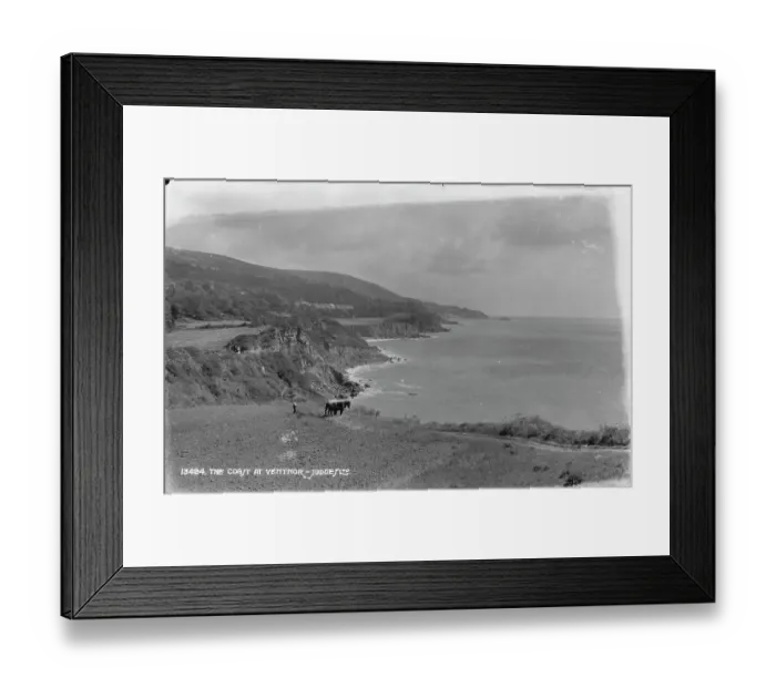 Framed Print : The Coast at Ventnor Framed Print : The Coast at Ventnor