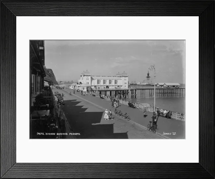 Framed Print : Evening Shadows at Penarth Framed Print : Evening Shadows at Penarth