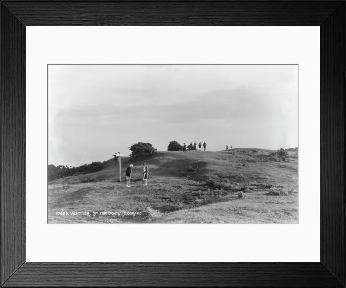 Framed Print : Ventnor on the Downs Framed Print : Ventnor on the Downs