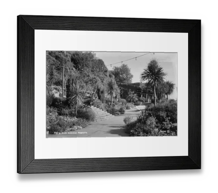 Framed Print : Rock Gardens in Penarth Framed Print : Rock Gardens in Penarth