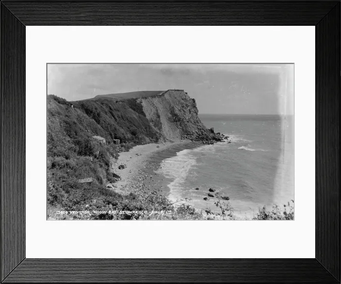 Framed Print : Scenic View of Woody Bay Framed Print : Scenic View of Woody Bay