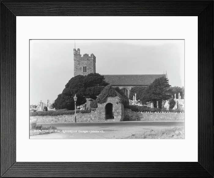 Framed Print : Llandrillo Church in Rhos-on-Sea Framed Print : Llandrillo Church in Rhos-on-Sea