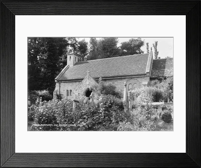 Framed Print : Old Church in Bonchurch Framed Print : Old Church in Bonchurch