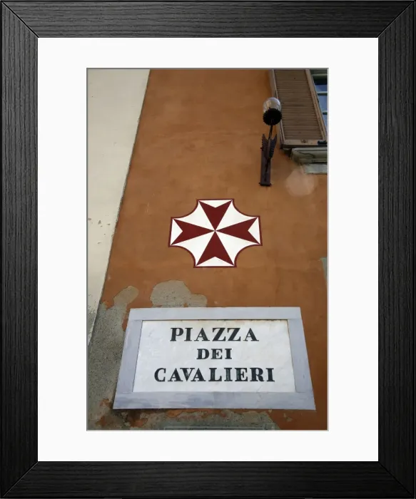 Framed Print : Piazza dei Cavalieri in Pisa, Italy Framed Print : Piazza dei Cavalieri in Pisa, Italy