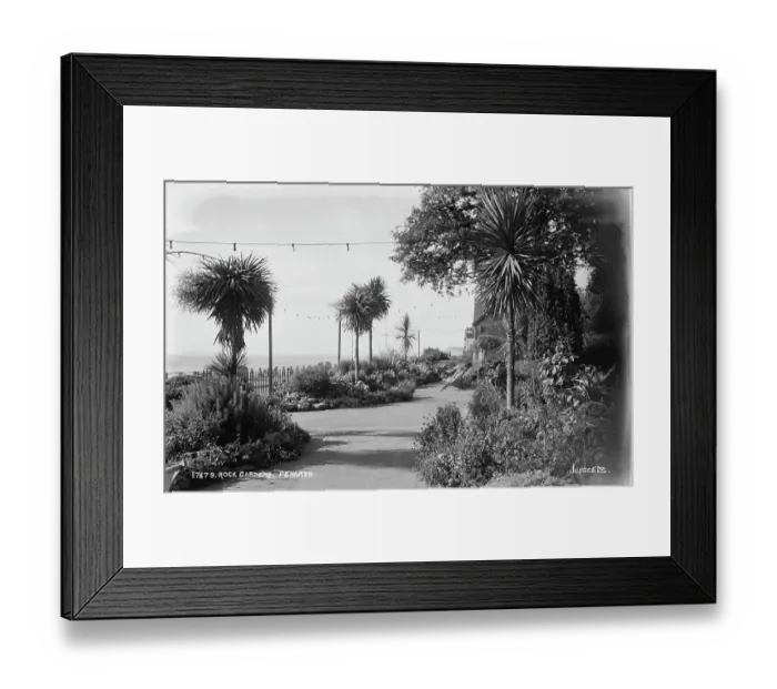 Framed Print : Rock Gardens in Penarth Framed Print : Rock Gardens in Penarth