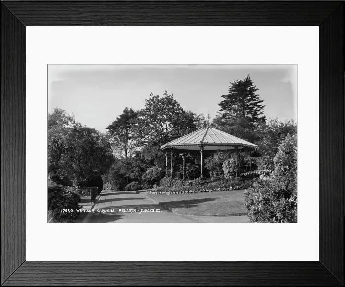 Framed Print : Windsor Gardens Bandstand Framed Print : Windsor Gardens Bandstand