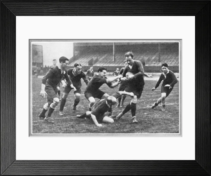Framed Print : Rugby match Middlesex 7s 1930 Framed Print : Rugby match Middlesex 7s 1930