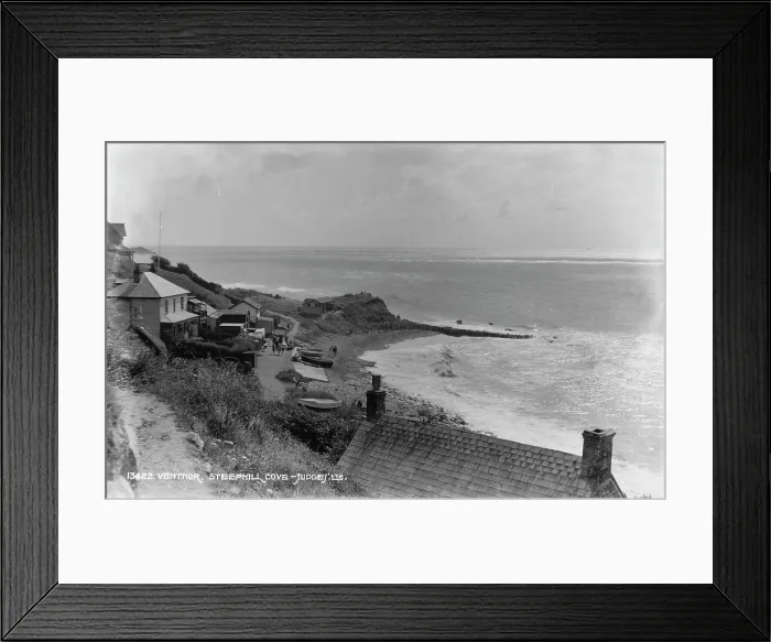Framed Print : Steep Hill Cove, Ventnor Framed Print : Steep Hill Cove, Ventnor