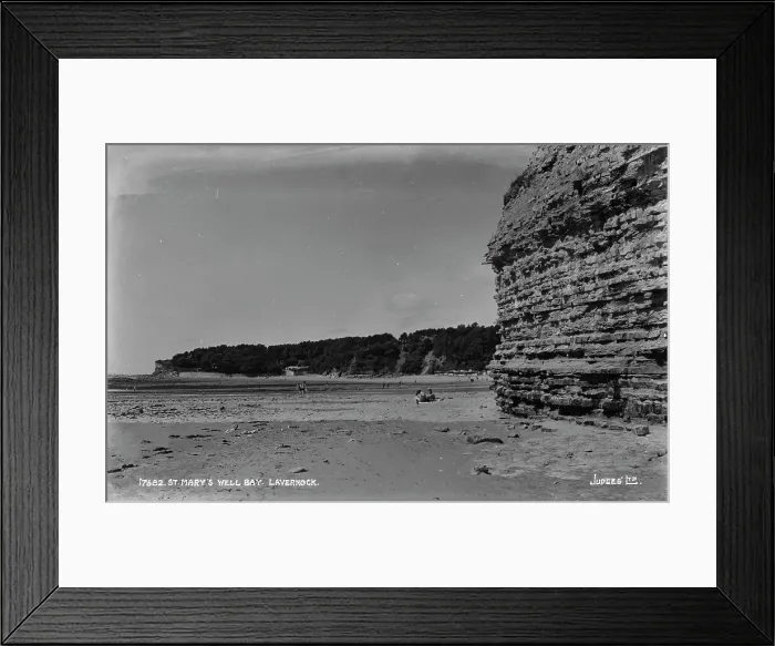 Framed Print : St. Mary's Well Bay, Lavernock Framed Print : St. Mary's Well Bay, Lavernock
