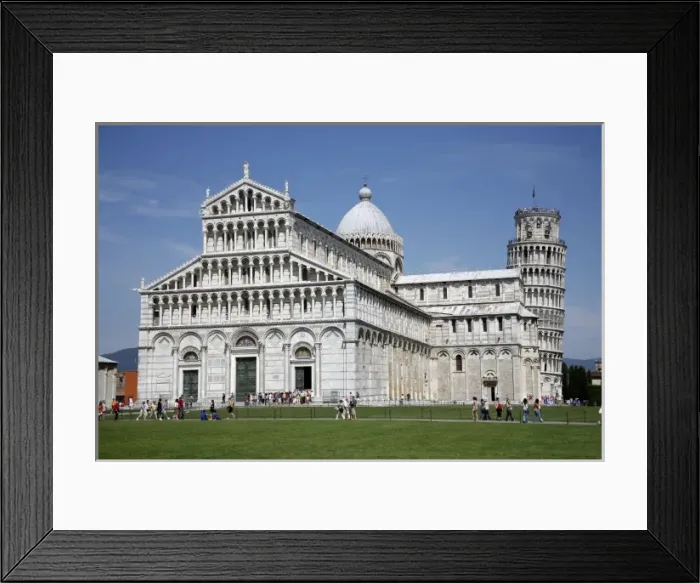 Framed Print : Leaning Tower of Pisa and Duomo Framed Print : Leaning Tower of Pisa and Duomo