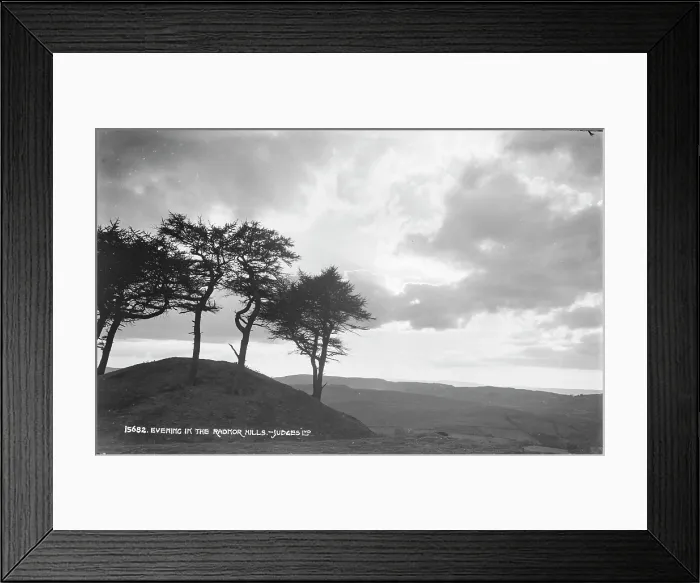 Framed Print : Evening in the Radnor Hills Framed Print : Evening in the Radnor Hills