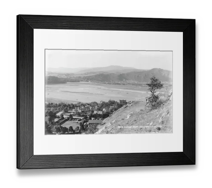 Framed Print : View of Conway from Deganwy Framed Print : View of Conway from Deganwy