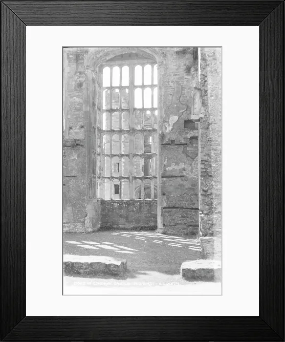 Framed Print : Interior View of Cowdray Castle Framed Print : Interior View of Cowdray Castle