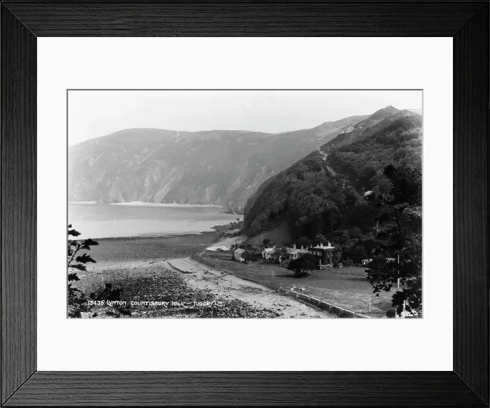 Framed Print : Lynton County Hill View Framed Print : Lynton County Hill View