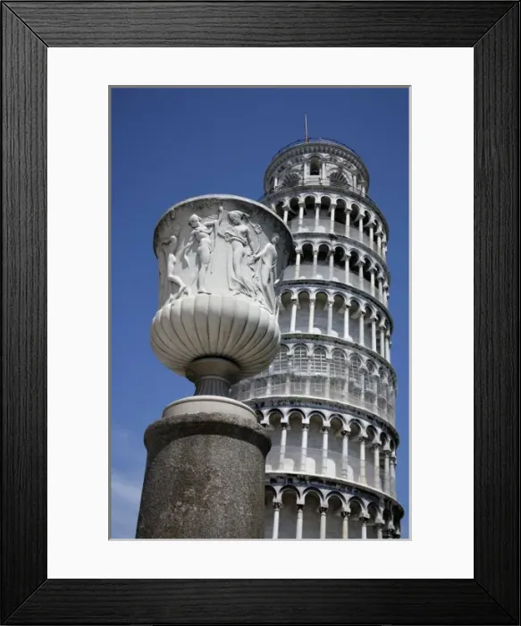 Framed Print : Leaning Tower of Pisa Framed Print : Leaning Tower of Pisa