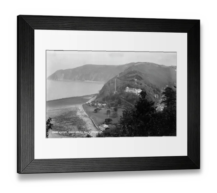 Framed Print : Scenic View of Countisbury Hill