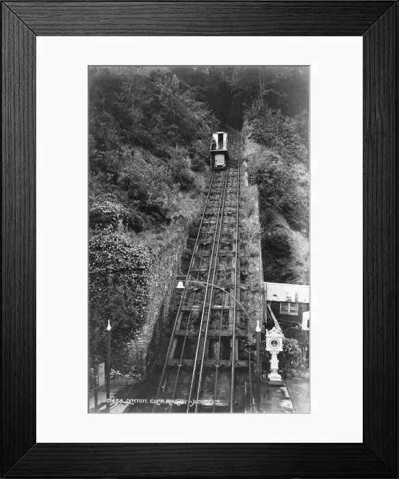 Framed Print : IYTON Cliff Railway Framed Print : IYTON Cliff Railway