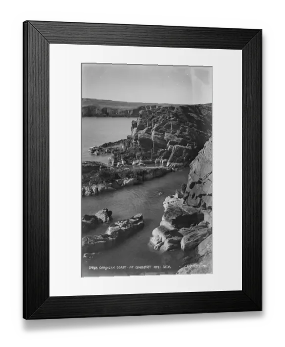Framed Print : Cardigan Coast at Gwybert on Sea Framed Print : Cardigan Coast at Gwybert on Sea