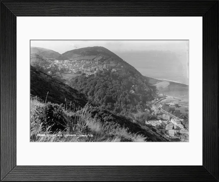 Framed Print : Lynton and Lynmouth Framed Print : Lynton and Lynmouth