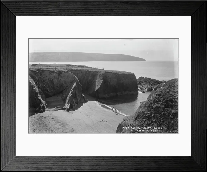 Framed Print : Scenic View of Cardigan Coast Framed Print : Scenic View of Cardigan Coast