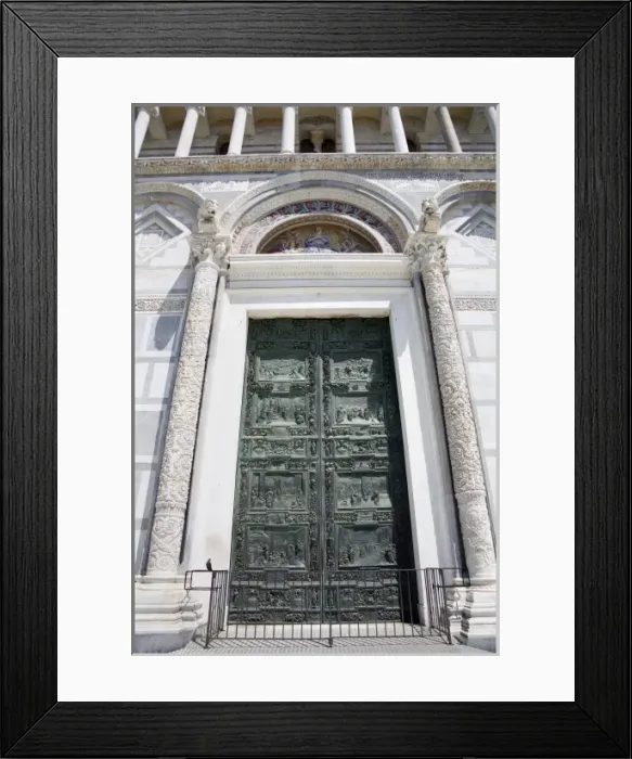 Framed Print : Door of the Duomo in Pisa, Italy Framed Print : Door of the Duomo in Pisa, Italy