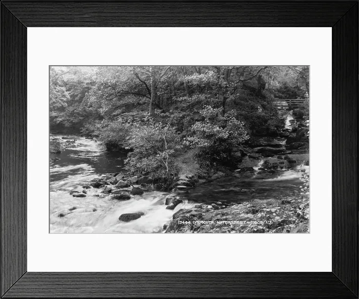 Framed Print : Watersmeet in Lynmouth Framed Print : Watersmeet in Lynmouth