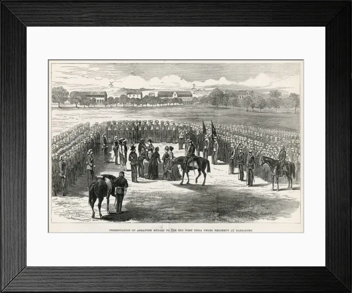 Framed Print : Presentation of medals at Barbados Framed Print : Presentation of medals at Barbados