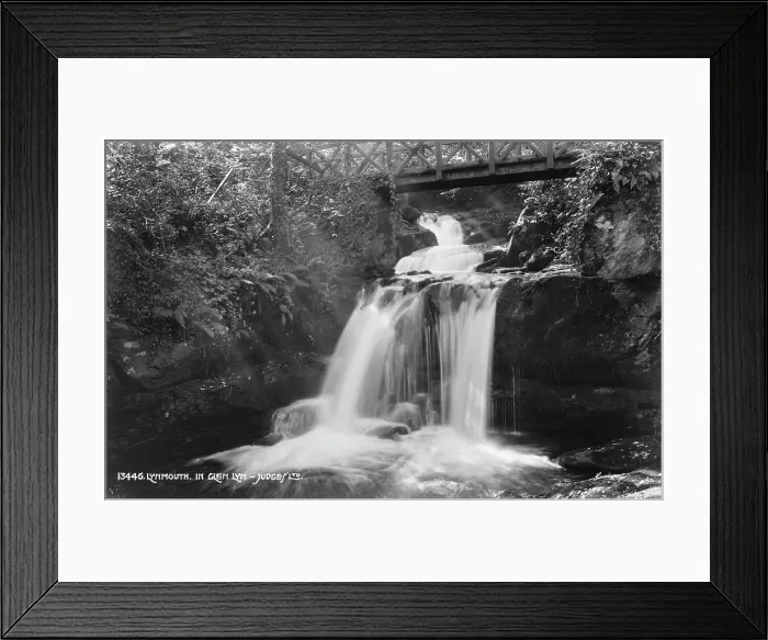 Framed Print : Waterfall in Glen Lyn Framed Print : Waterfall in Glen Lyn