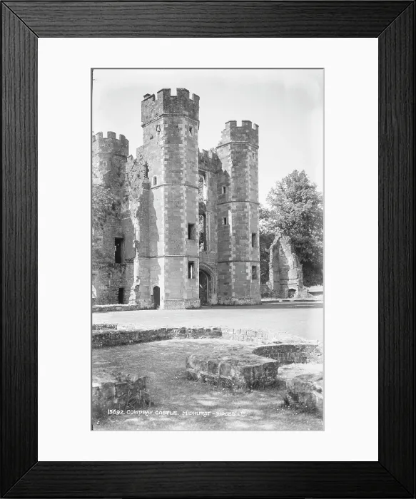 Framed Print : Ruins of Cowdray Castle