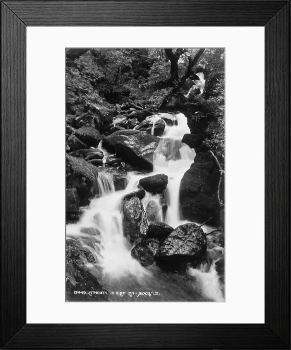 Framed Print : Waterfall in Glen Lyn Framed Print : Waterfall in Glen Lyn