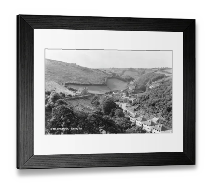 Framed Print : Scenic View of Barbrook Framed Print : Scenic View of Barbrook