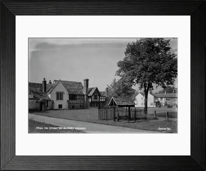 Framed Print : The Stocks and Almonry, Evesham Framed Print : The Stocks and Almonry, Evesham