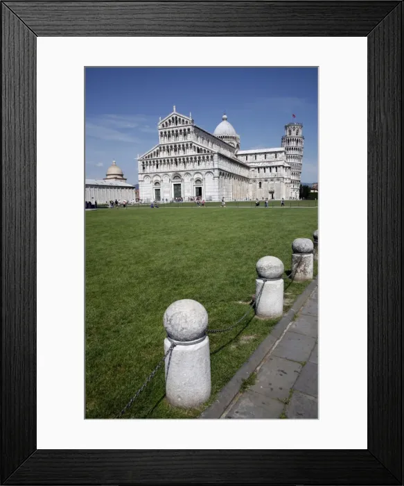 Framed Print : Leaning Tower of Pisa and Duomo Framed Print : Leaning Tower of Pisa and Duomo