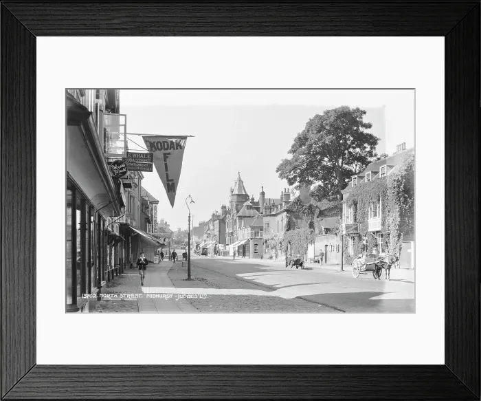 Framed Print : North Street in Midhurst Framed Print : North Street in Midhurst