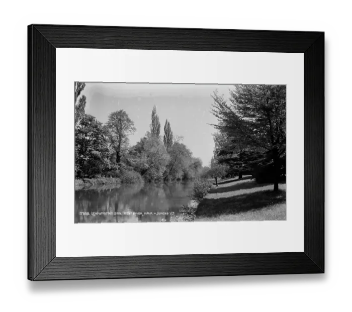 Framed Print : New River Walk in Leamington Spa Framed Print : New River Walk in Leamington Spa