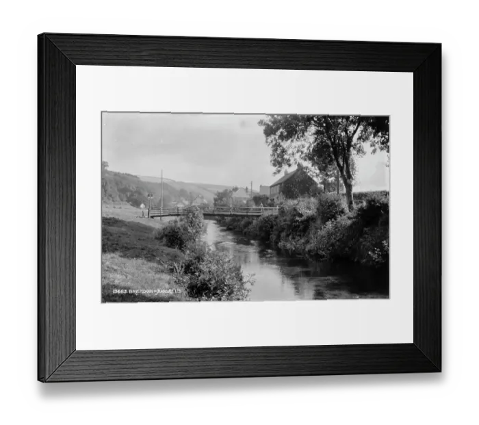 Framed Print : Scenic View of Brendon Framed Print : Scenic View of Brendon
