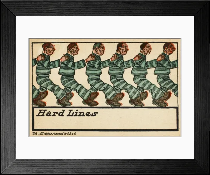 Framed Print : A line of convicts Framed Print : A line of convicts