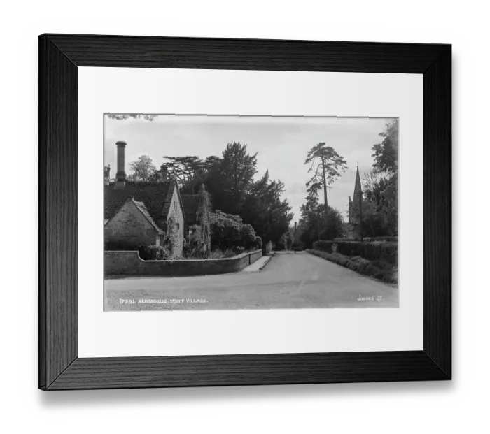 Framed Print : Almshouses in Trent Village Framed Print : Almshouses in Trent Village